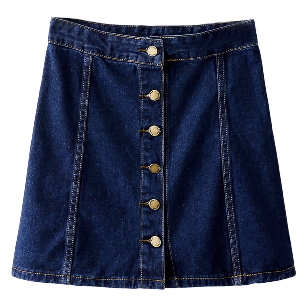 NWT Denim Mini Jean Skirt